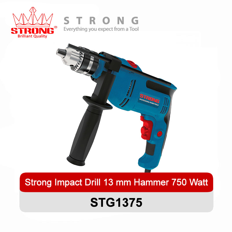 Strong Impact Drill 13 mm 750 Watt 2 Speed - Model STG1375