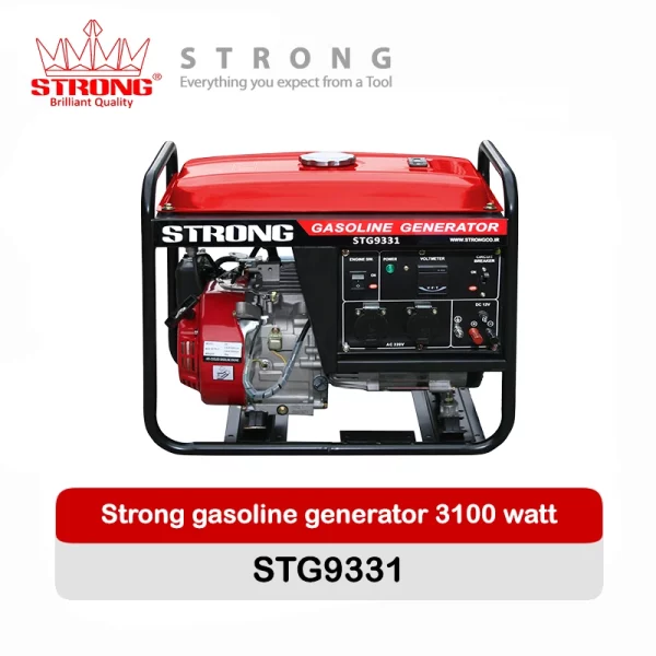 Strong Gasoline Generator 3100 watt Model STG9331
