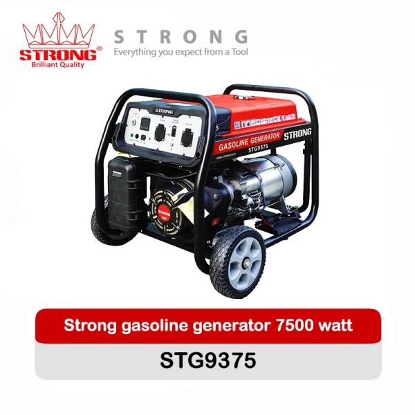 Strong gasoline generator 7500 watt model STG9375